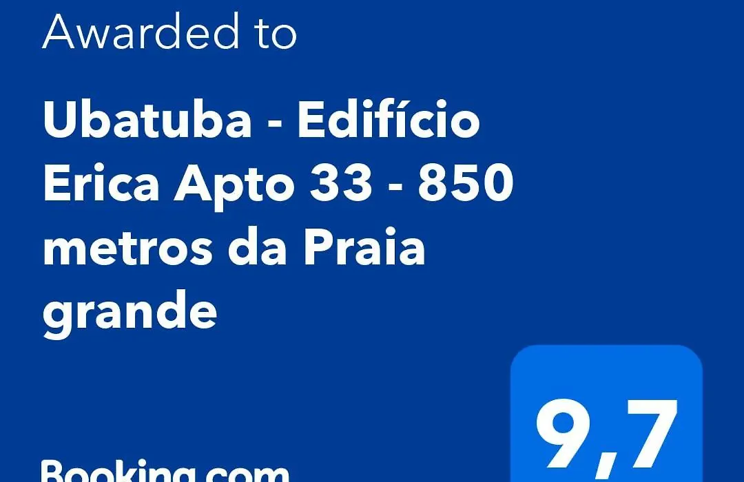 Ubatuba - Edifício Erica Apto 33 - 850 metros da Praia grande-1